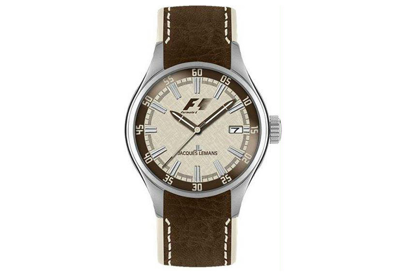 Jacques Lemans Uhrenarmband F5036F Braun