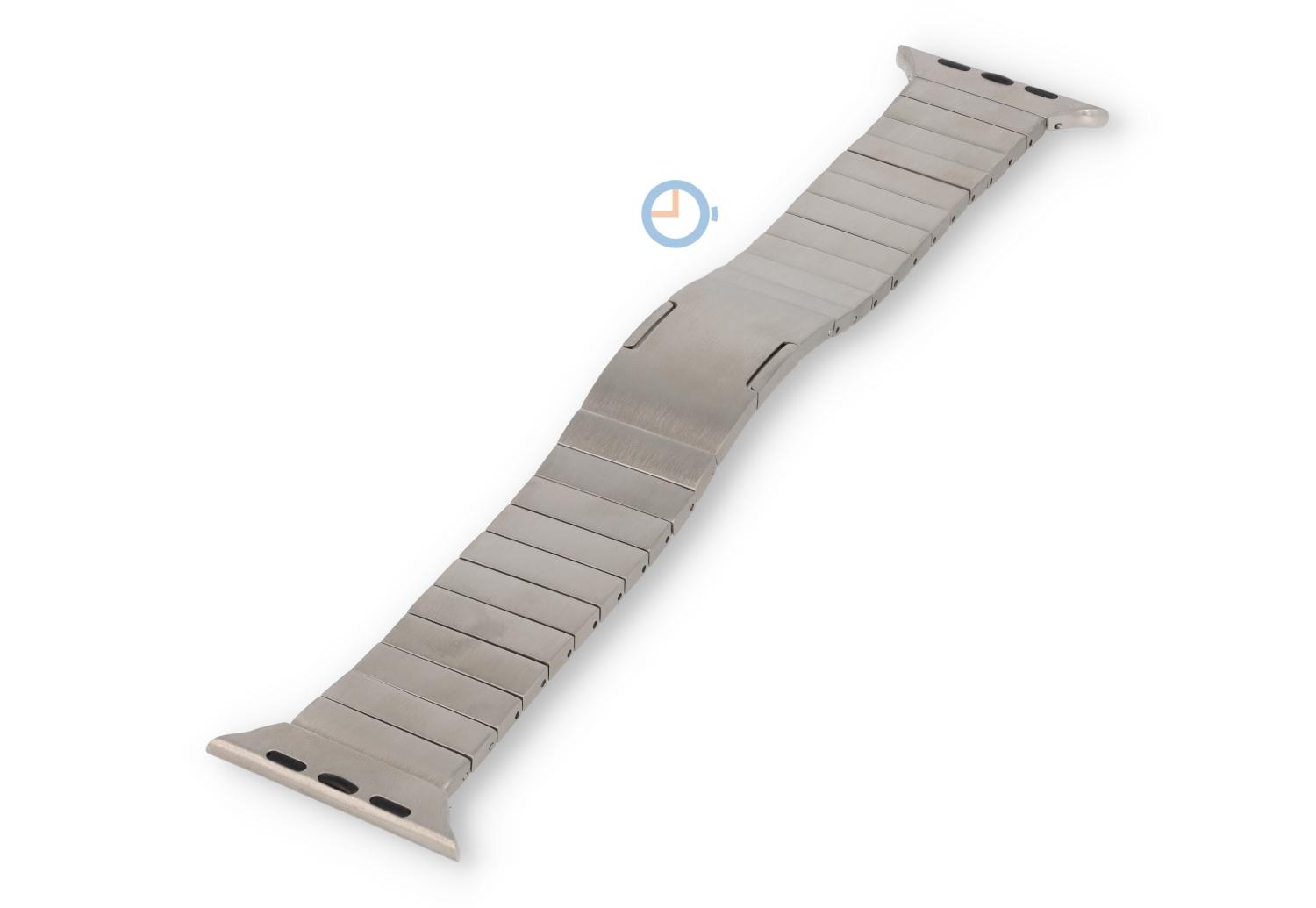 49mm Apple Watch Armband Stahl - silber