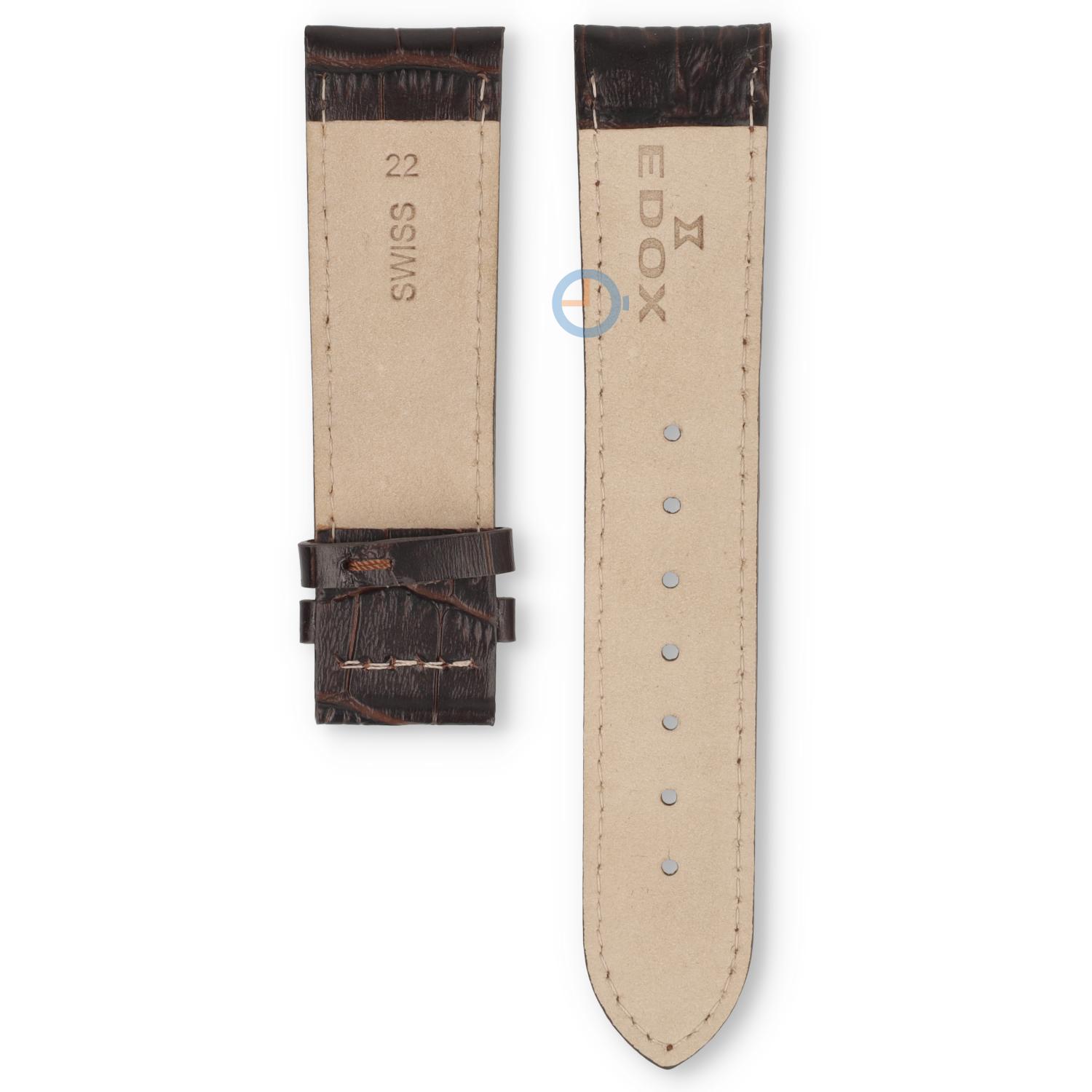 Edox Les Vauberts 10236 Uhrenarmband Braun