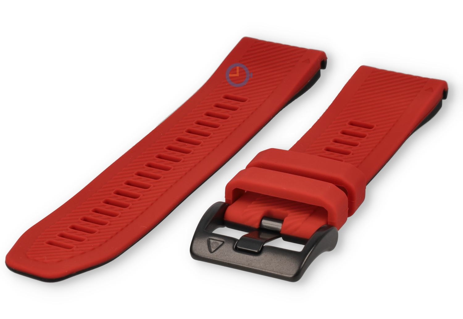 Garmin Fenix 7 Silikon Band - red/black - 22mm
