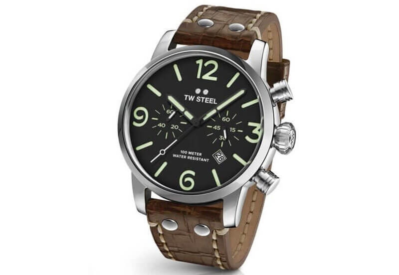 TW Steel Maverick MS13 Uhrenarmband schwarz - 22mm