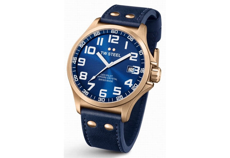 TW Steel CEO pilot CE6001 Uhrenarmband blau - 24mm