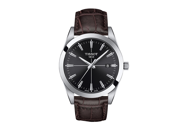 Tissot Uhrenarmband T1274101605101 braun Leder