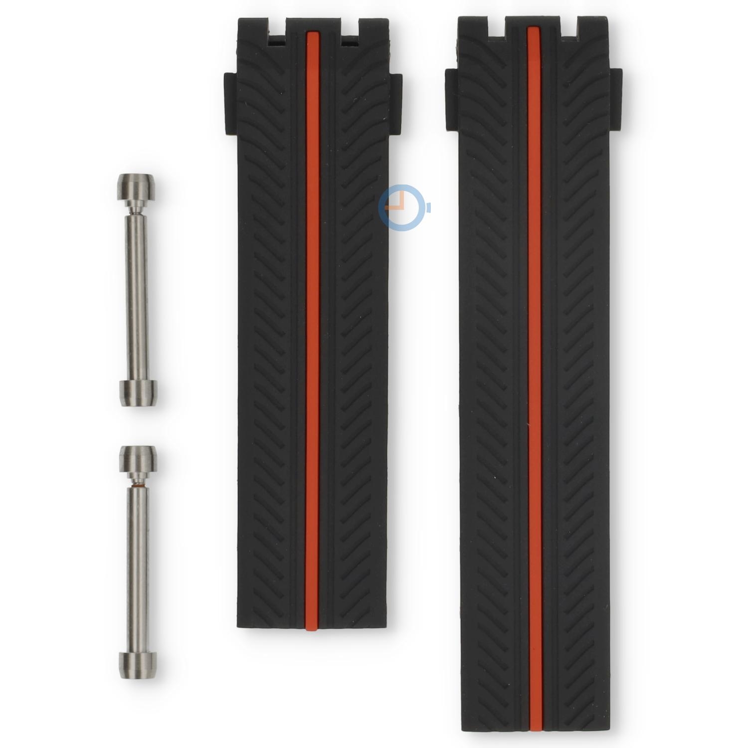 Tissot Uhrenarmband T0924173706700 rot Silikon