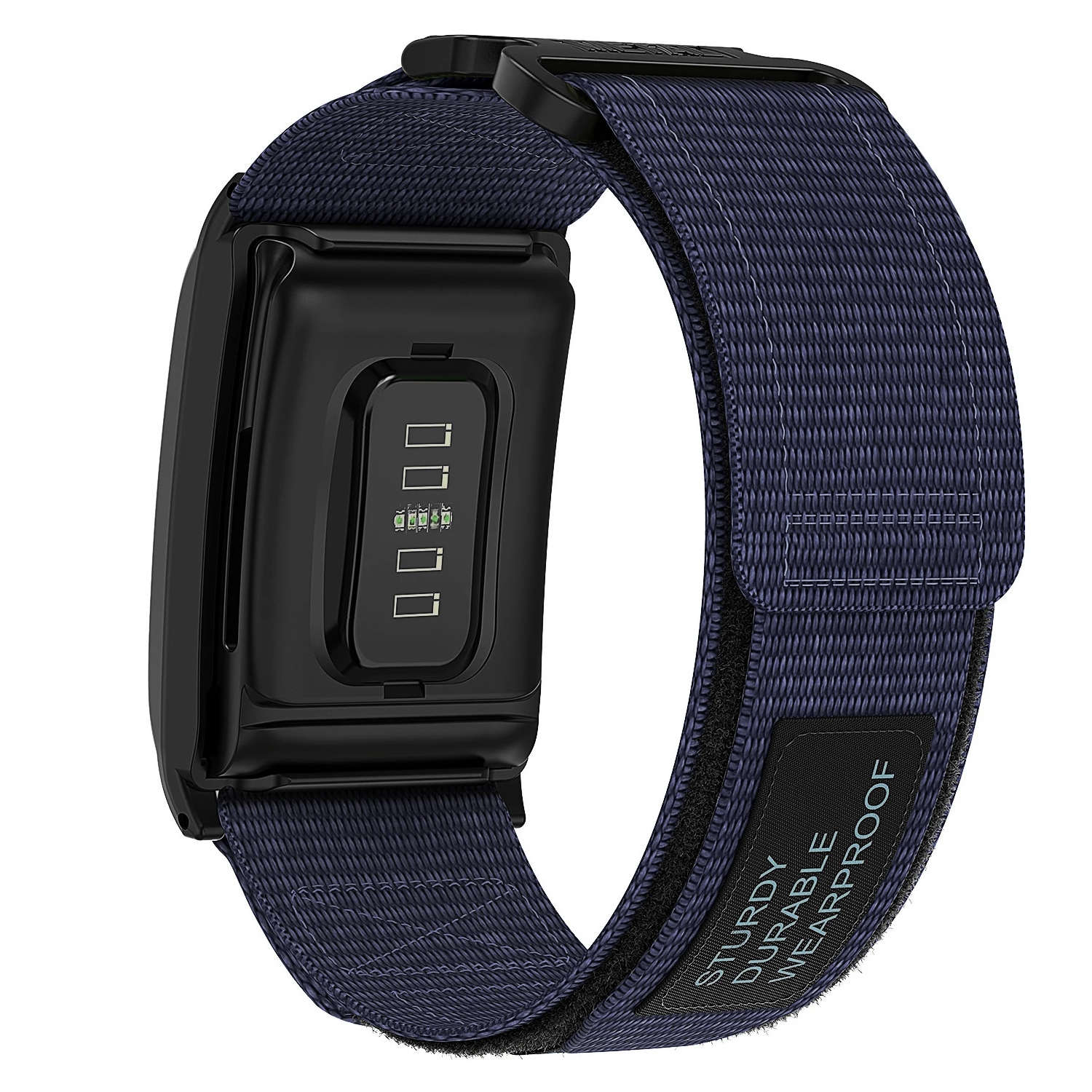 Whoop 4.0 band - marine blau Nylon Klettverschluss