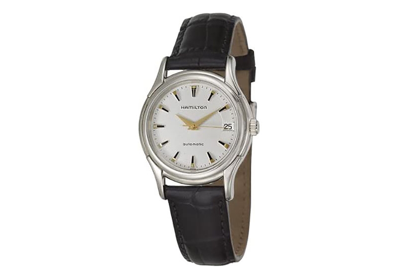 Hamilton Uhrenarmband H18315751 - schwarzes Leder