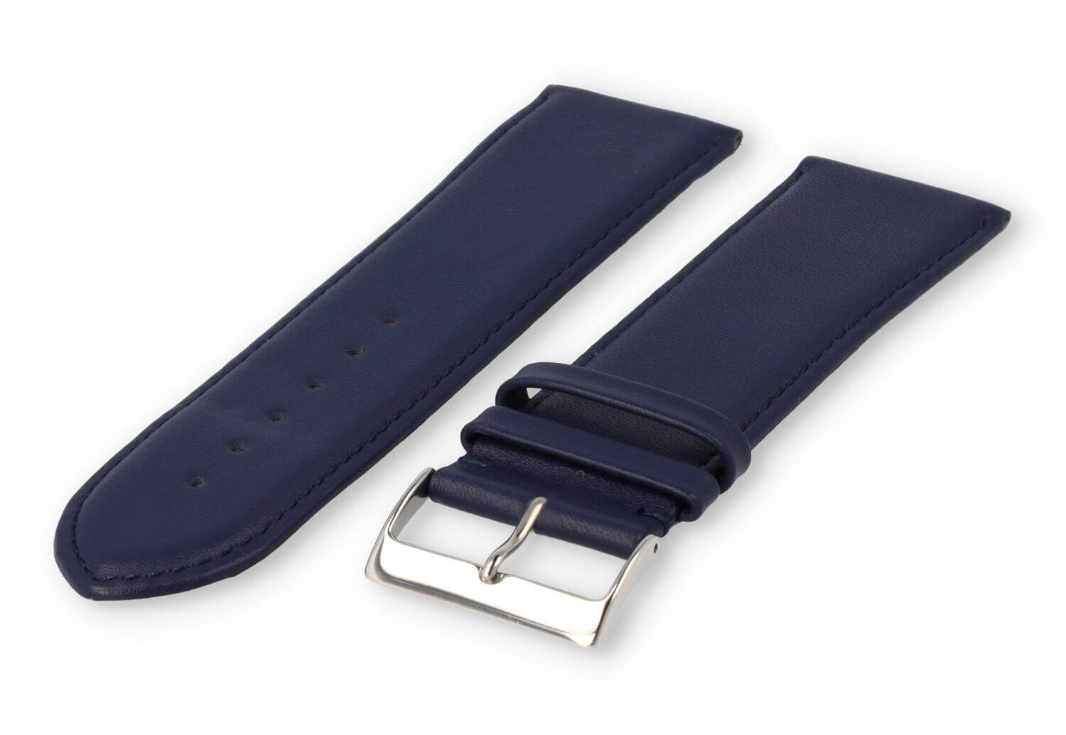 XL glatt Lederband - 28mm - dunkelbraun