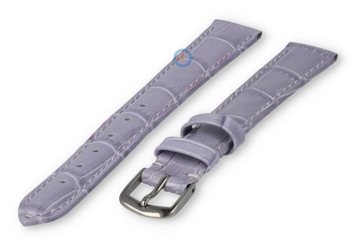 XL Uhrenarmband aus Leder - 14mm - lavendel