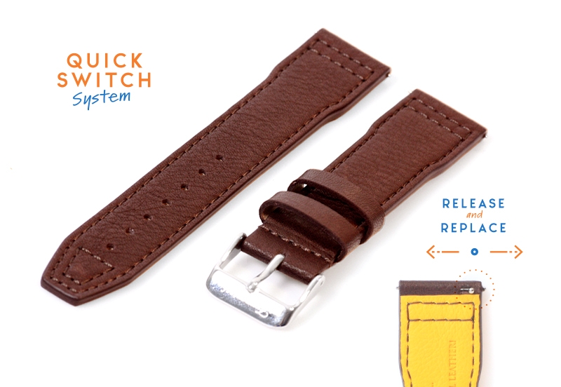 Fromanteel Lederarmband Aviator - Braun