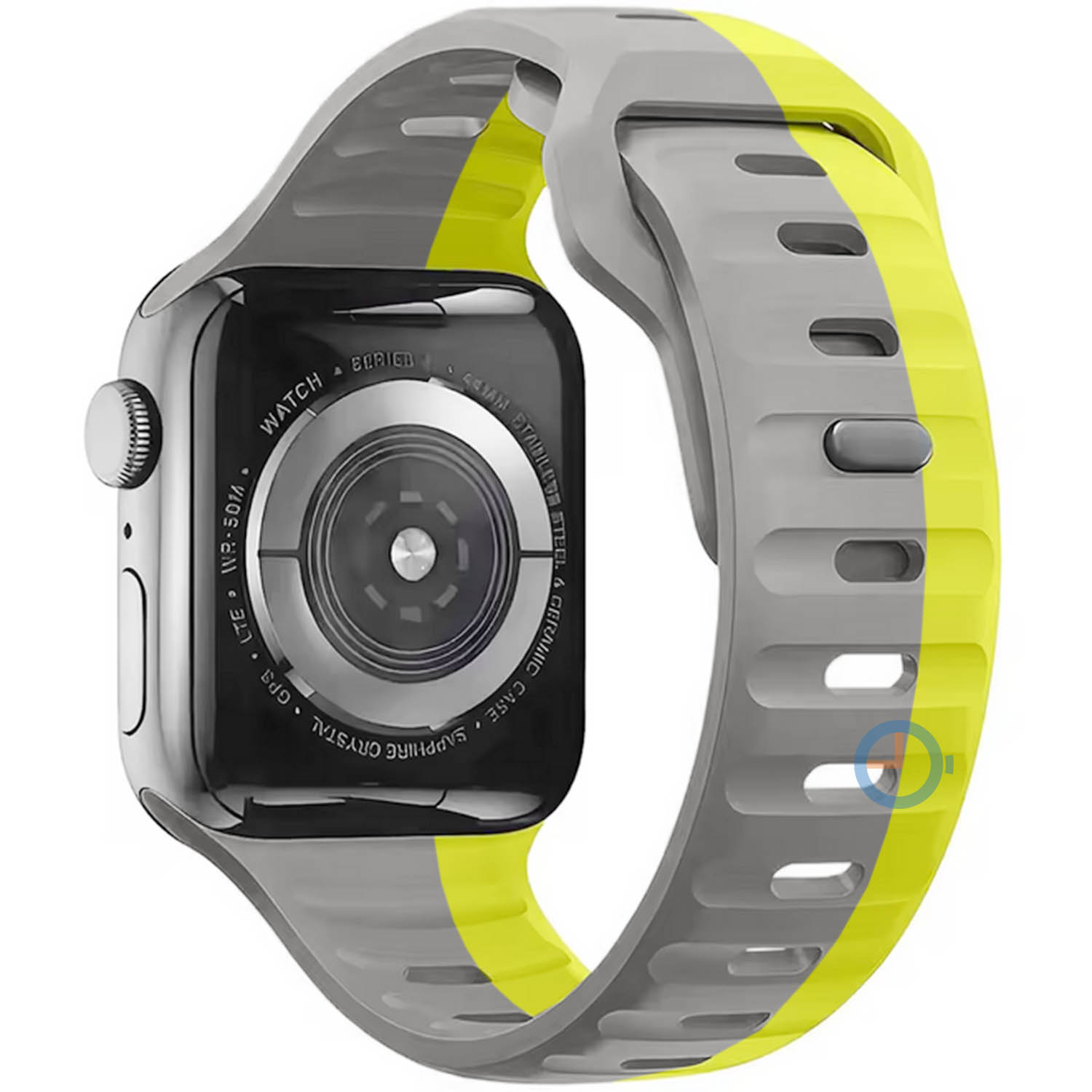 Silikon armband Apple Watch 41mm - grau grün