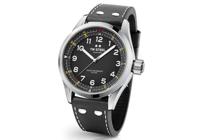 TW Steel Volante CH SVS103 Uhrenarmband schwarz - 22mm