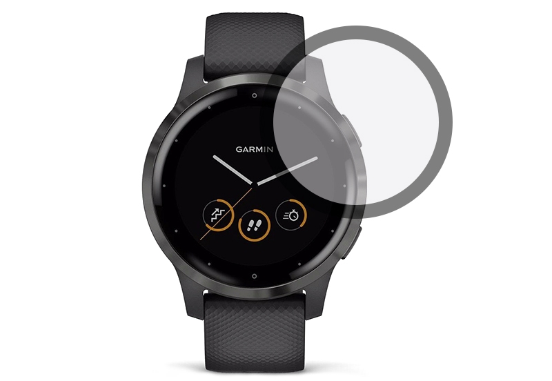Garmin Vivoactive 4S Displayschutzfolie - GEWÖLBT