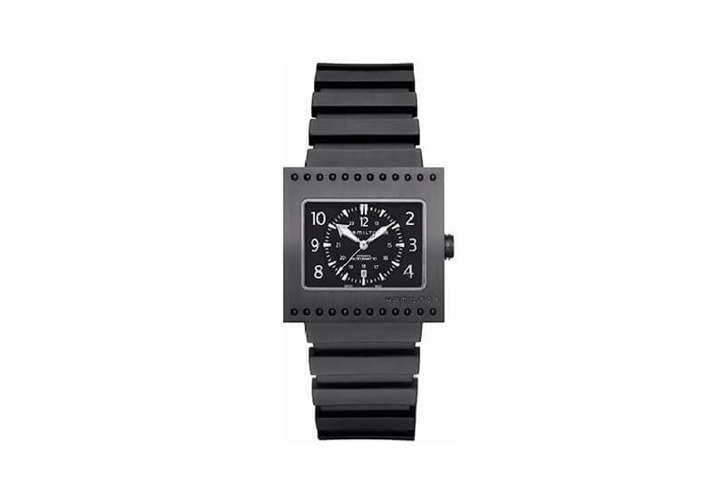 Hamilton Uhrenarmband H79585333 - schwarzes Silikon