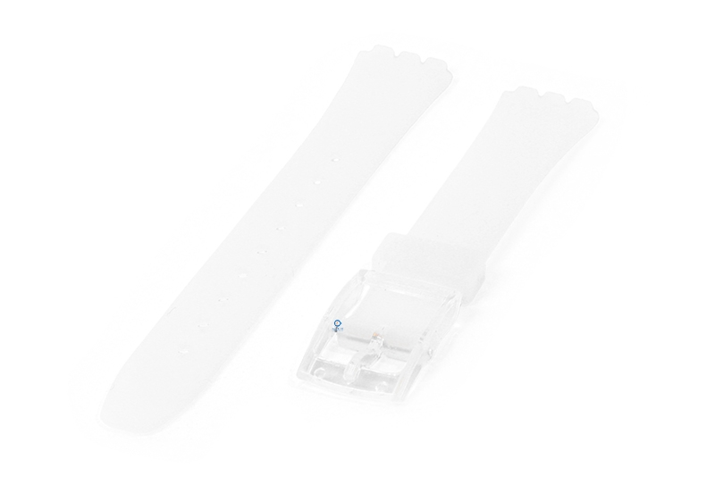 Swatch Uhrenarmband 20mm weiß rebel