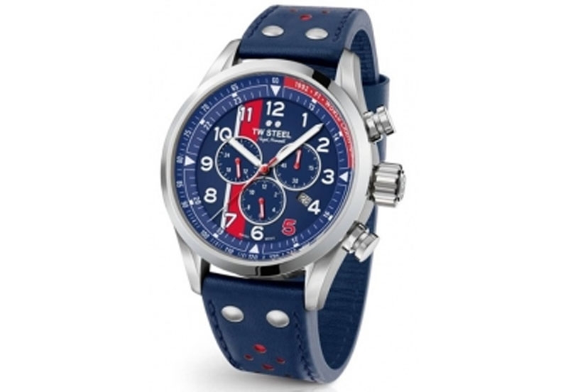 TW Steel Volante SVS307 Uhrenarmband blau - 24 mm