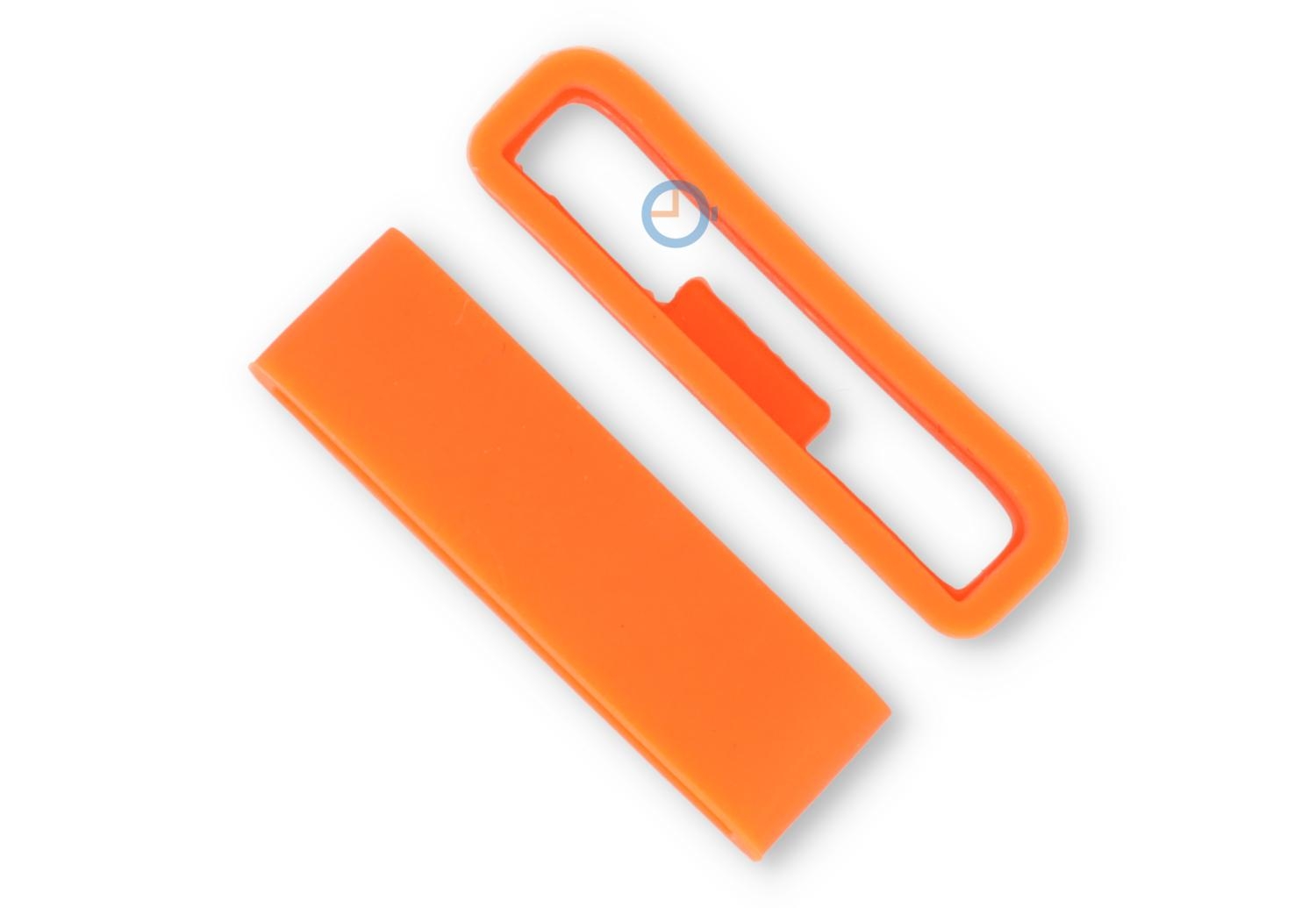 Öse mit Anti-Rutsch für 24mm Uhrenarmband - Oranges - 1 Stück