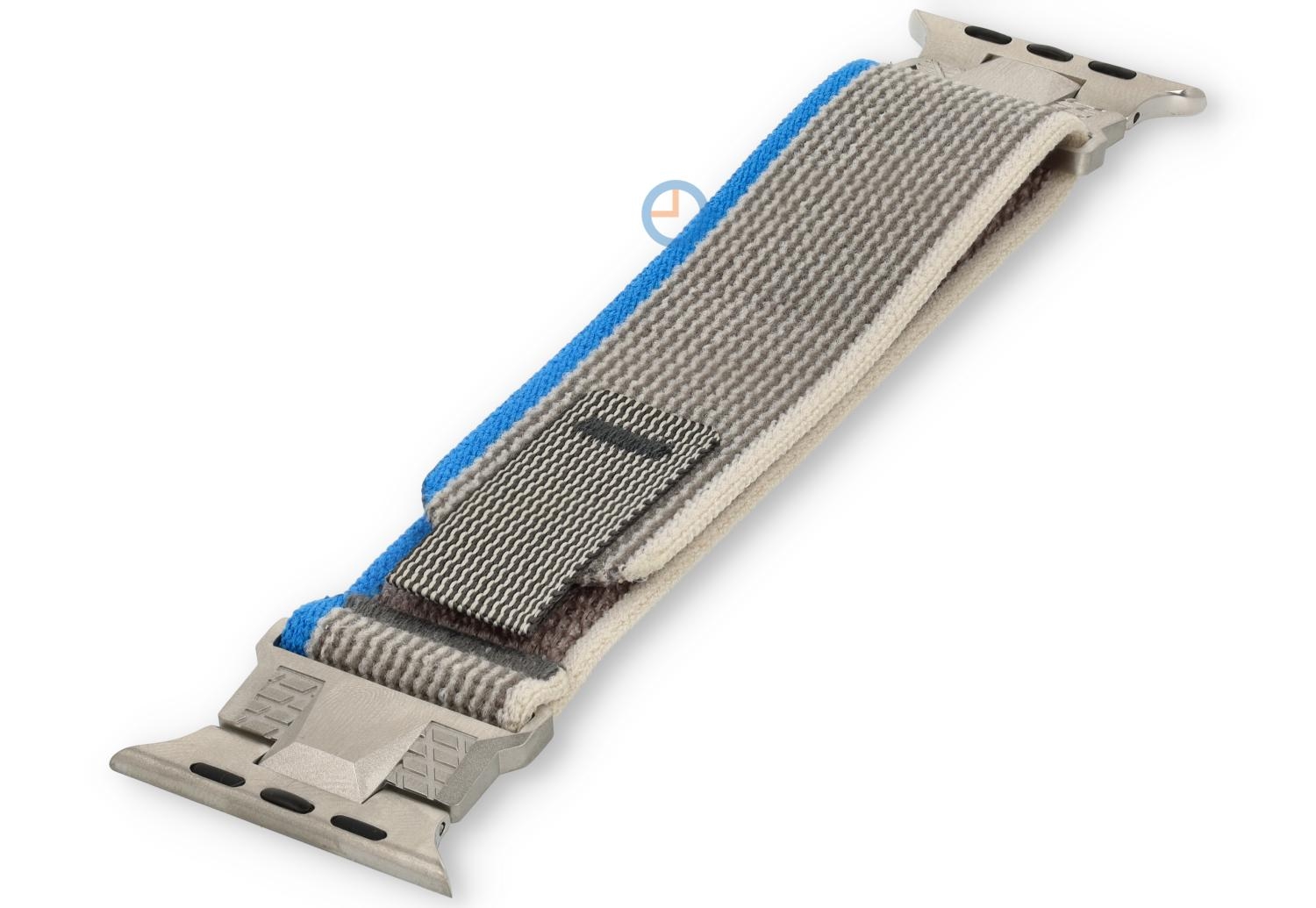 Elastisch Apple Band mit Klettband - 45mm - Grey Blue
