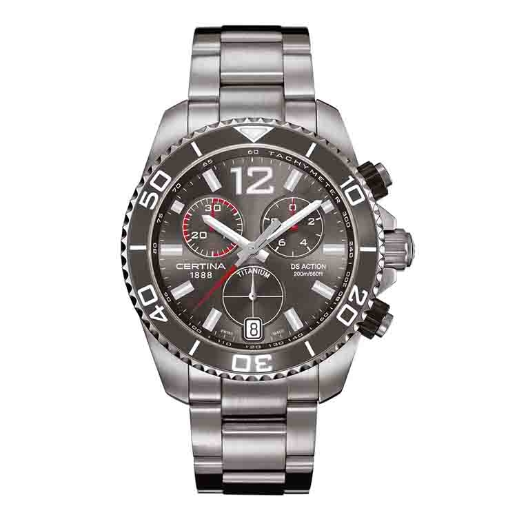 Certina Band C0134174408700A 21mm grau bracelet