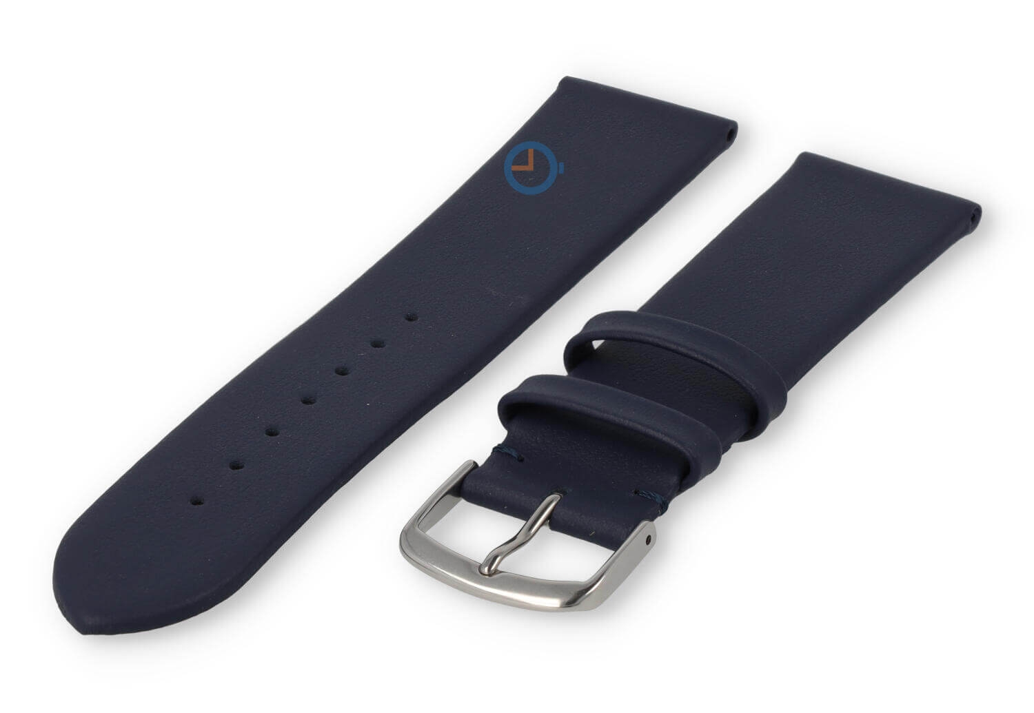 Nahtloses und glattes Uhrenarmband 20mm - dunkelblau