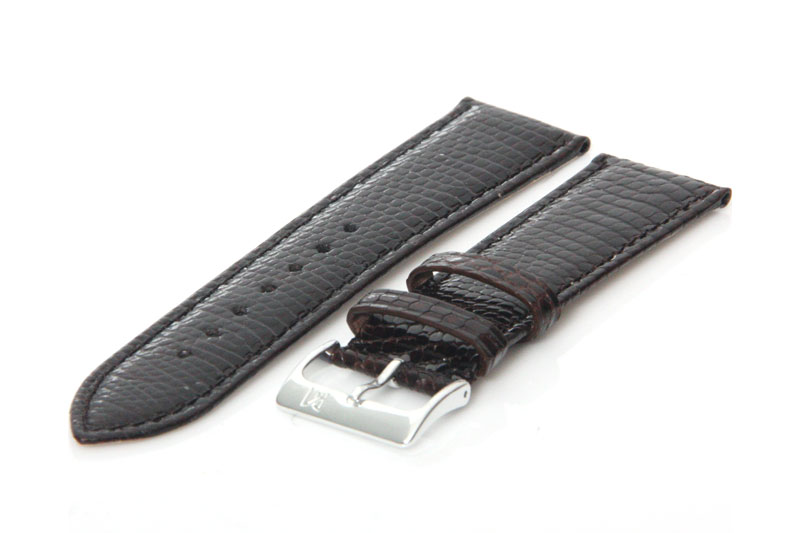Uhrenarmband 20mm Dunkelbraun Leder