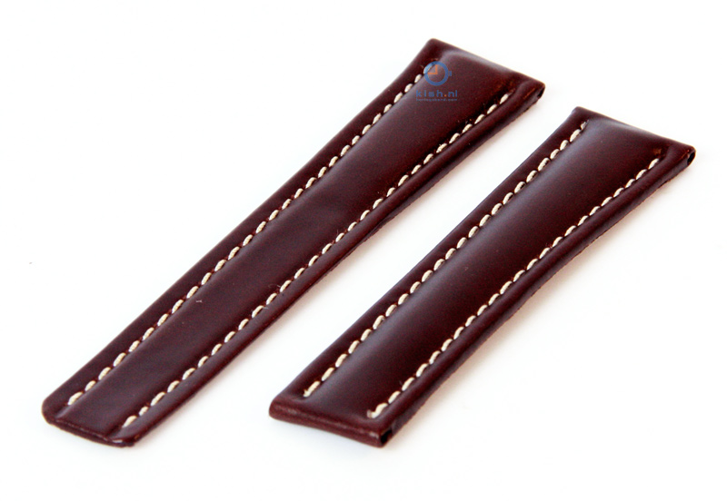 Breitling Uhrenarmband 20mm braun Leder