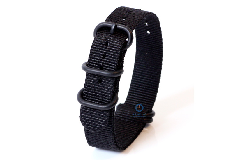 Zulu - Band 18mm schwarz