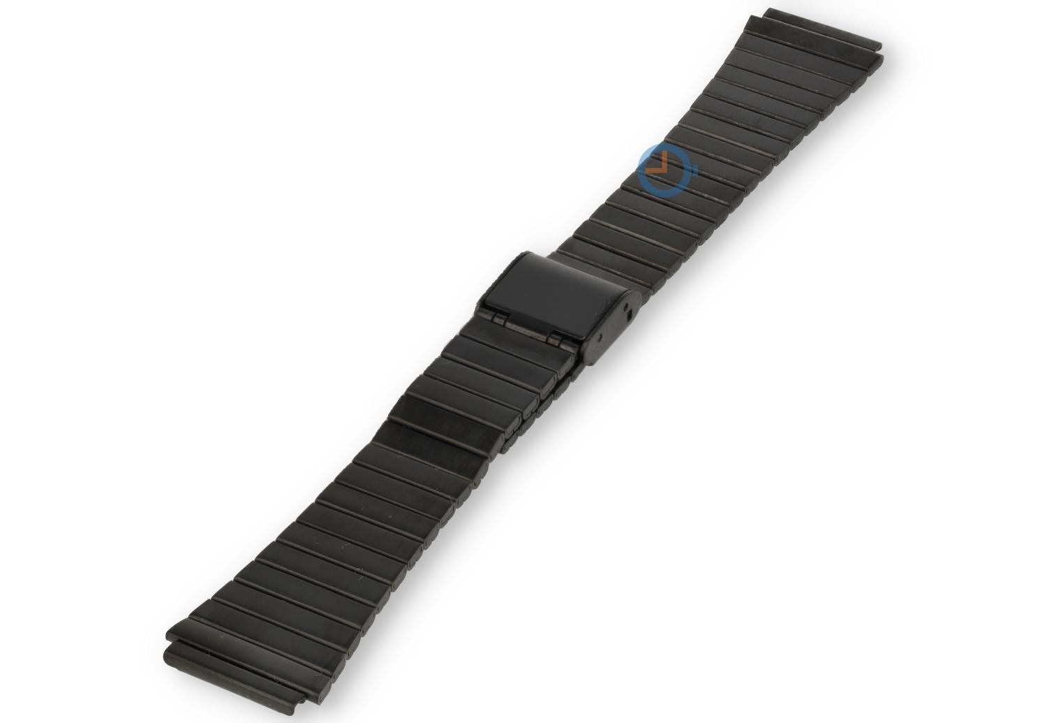Casio 18mm Band Stahl - schwarz - F-91W