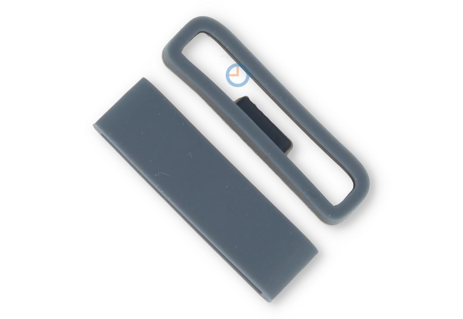 Ã–se mit Anti-Rutsch fÃ¼r 24mm Uhrenarmband - Grau - 1 StÃ¼ck