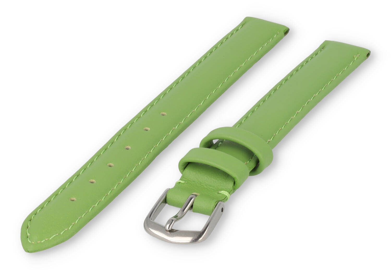 XL glatt Lederband - 12mm - Apfelgrün