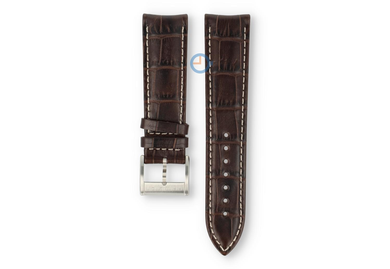Hamilton Uhrenarmband - 22/20mm - braun Leder
