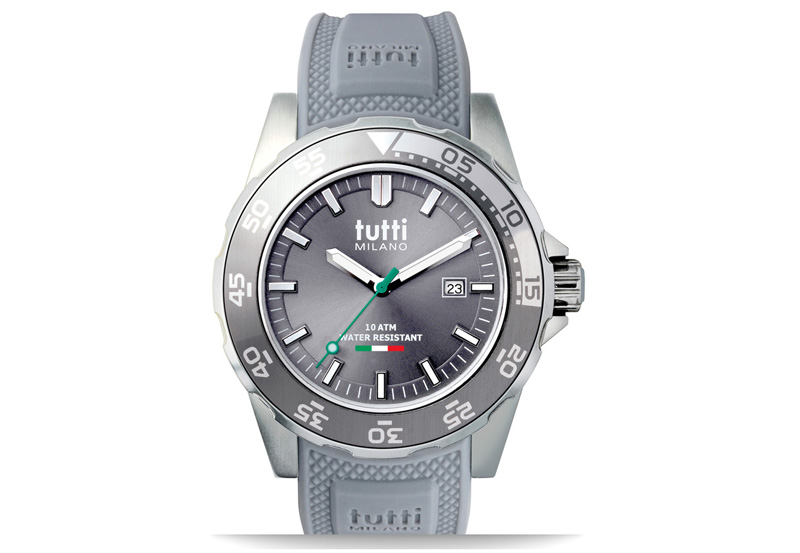 Tutti Milano Uhrenarmband Grau TM900