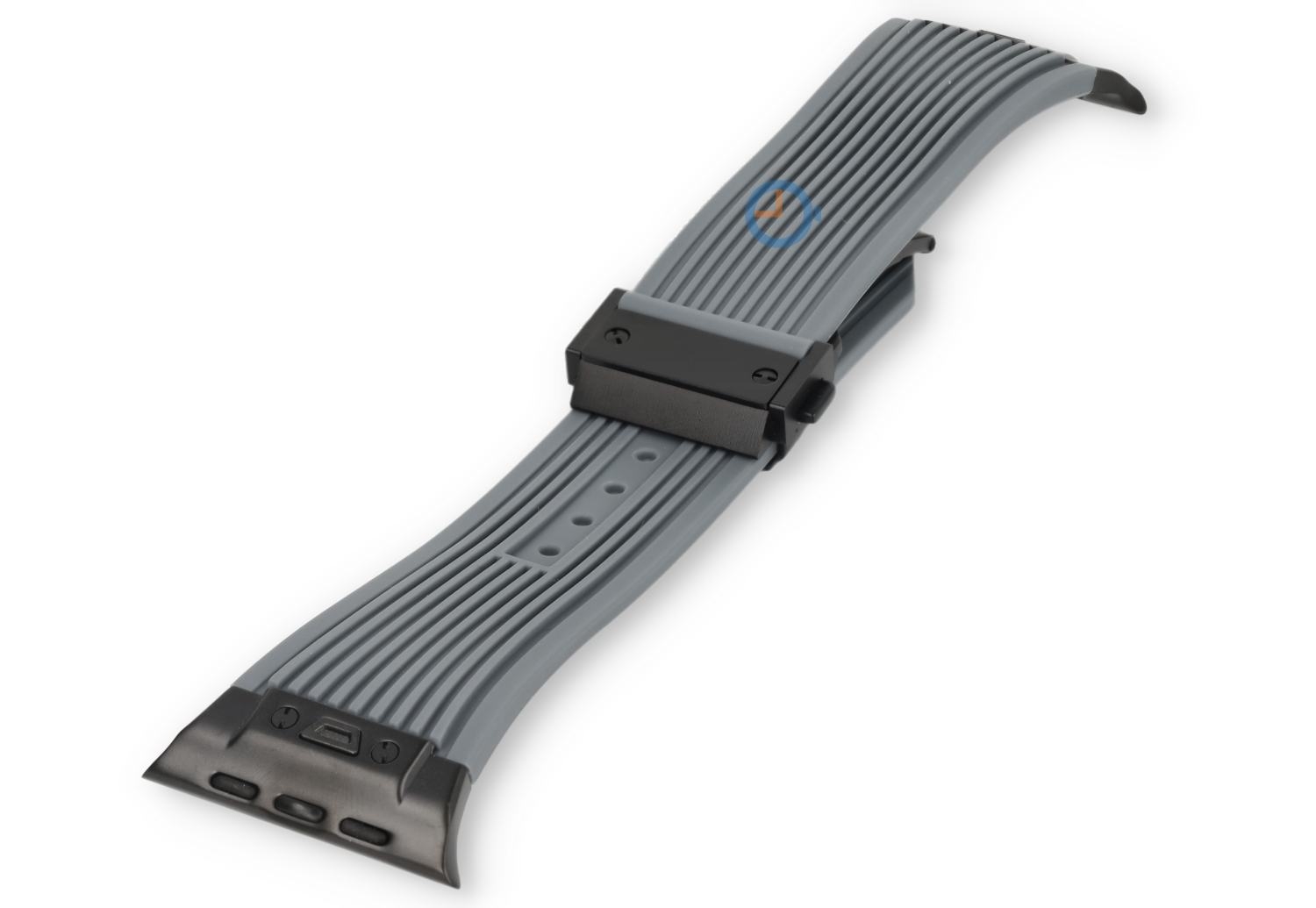Hublot Stil band Apple Watch 45 - grey/black