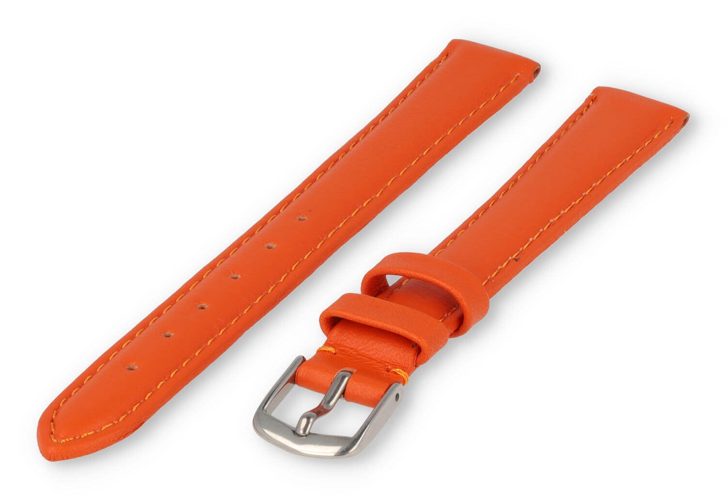 XL glatt Lederband - 14mm - Orange
