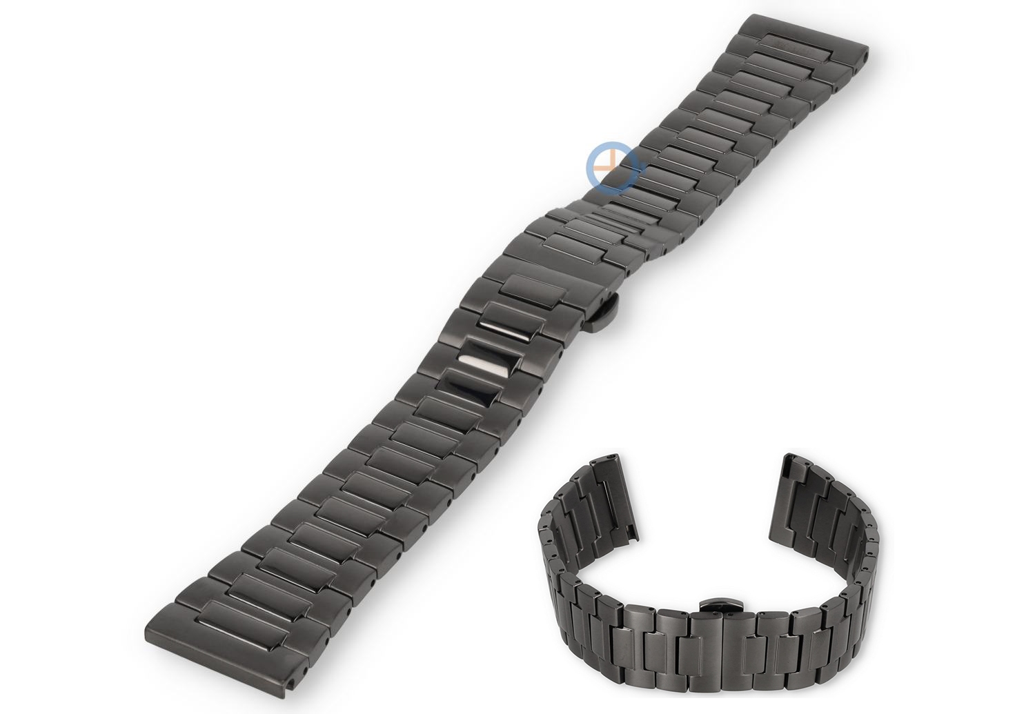 22mm Quick-Switch Uhrenarmband - dual-finish grey