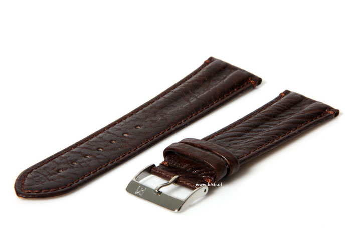 Uhrenarmband 24mm Braun Brüffelleder