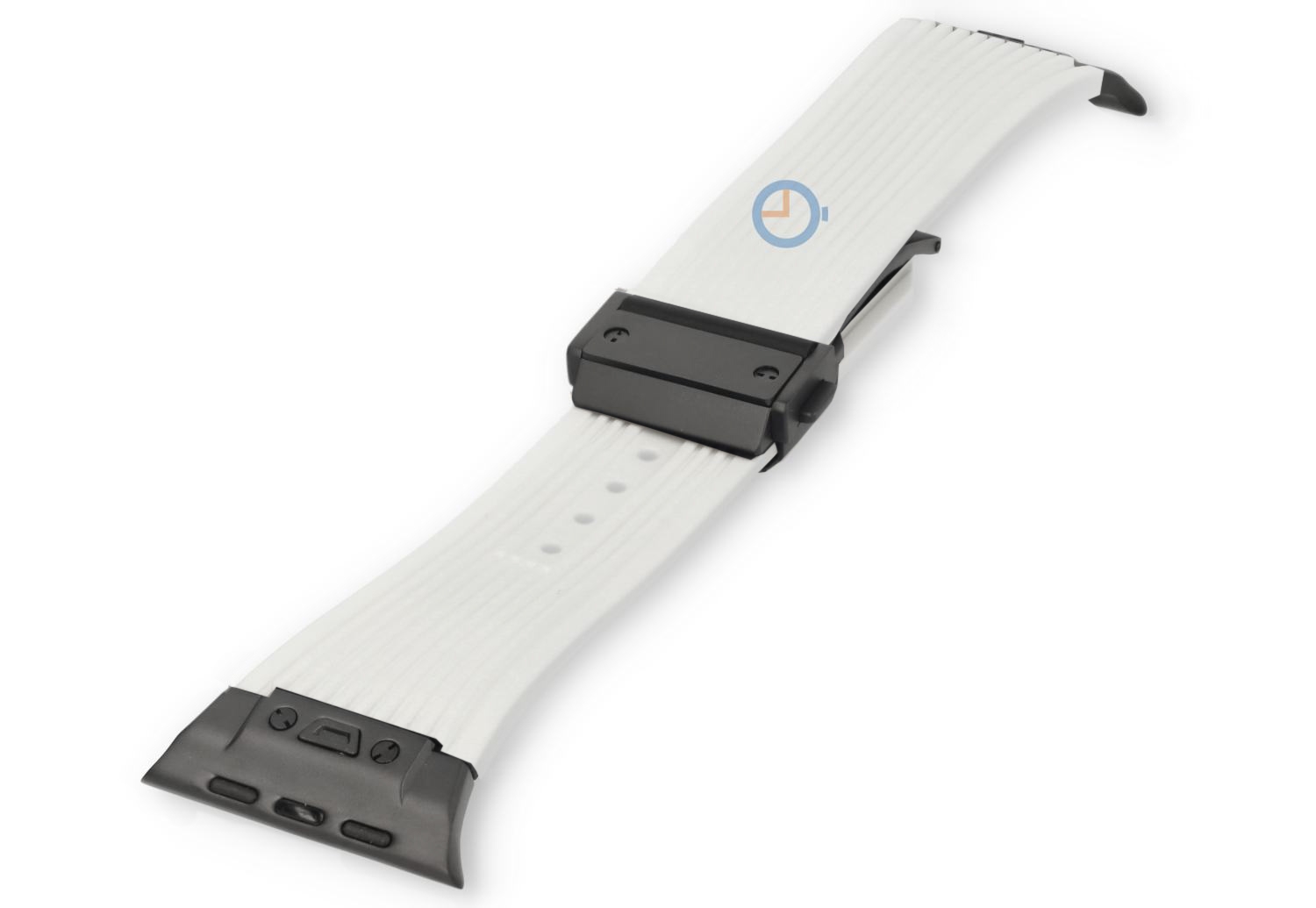 Hublot Stil band Apple Watch 45 - white/black