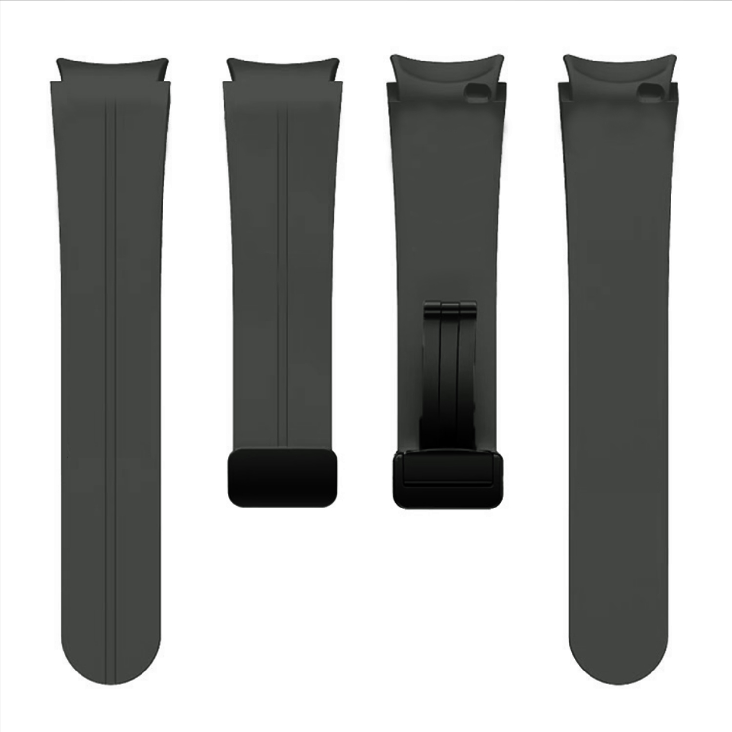 D-Buckle sport band (M/L) - concrete-grey