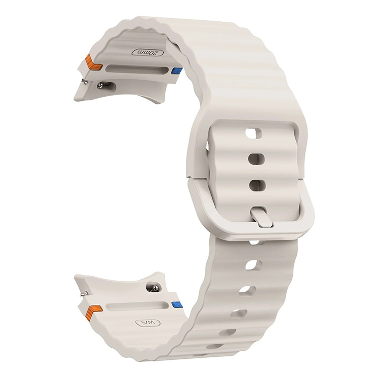 Silikon Galaxy Watch6 Band - cream