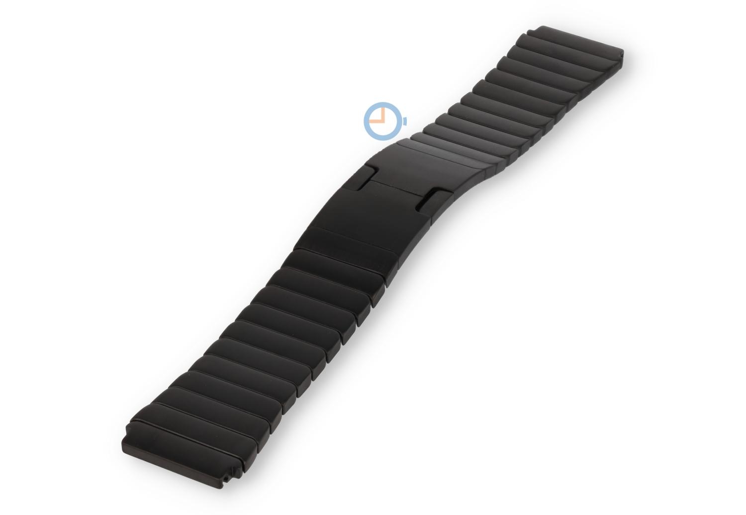 22mm Titan Uhrenarmband schwarz - Quick Switch