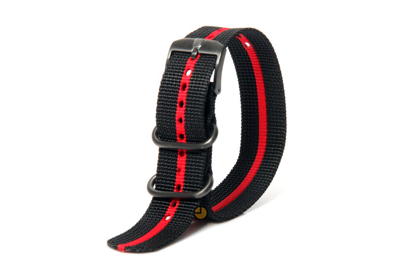 Luminox Uhrenarmband FN.3950.30 Schwarz Rot