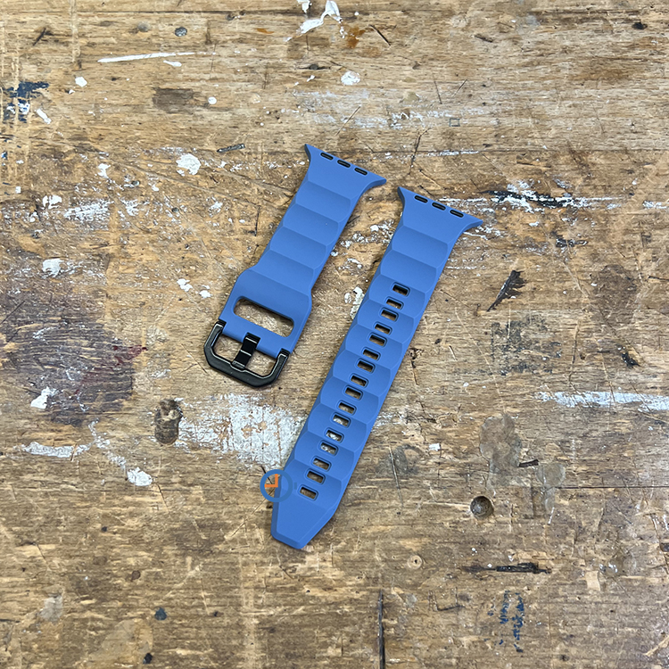 Sport armband furApple Watch 41mm - graublau