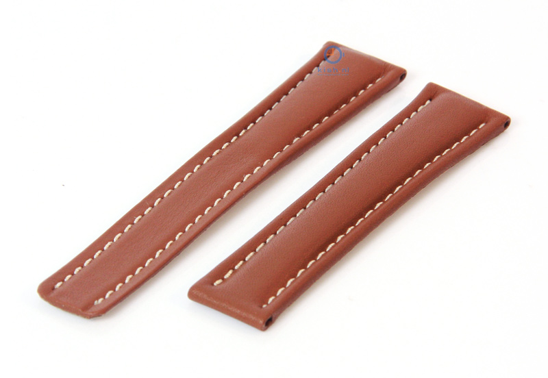 Breitling Uhrenarmband 20mm cognacbraun Leder
