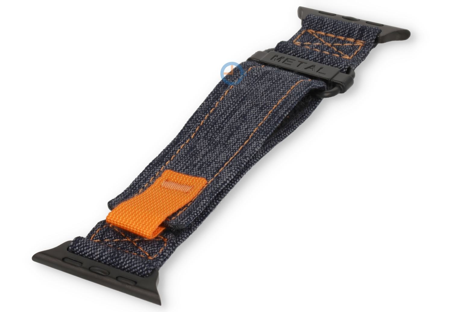 Jeans-Look Band für Apple Watch 41mm - blue