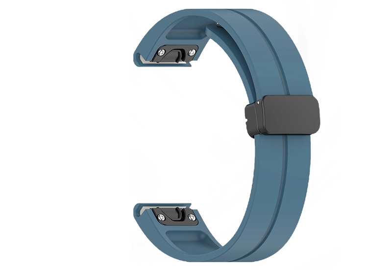 Garmin 22mm Band - hellgrau - magnetische Faltschließe