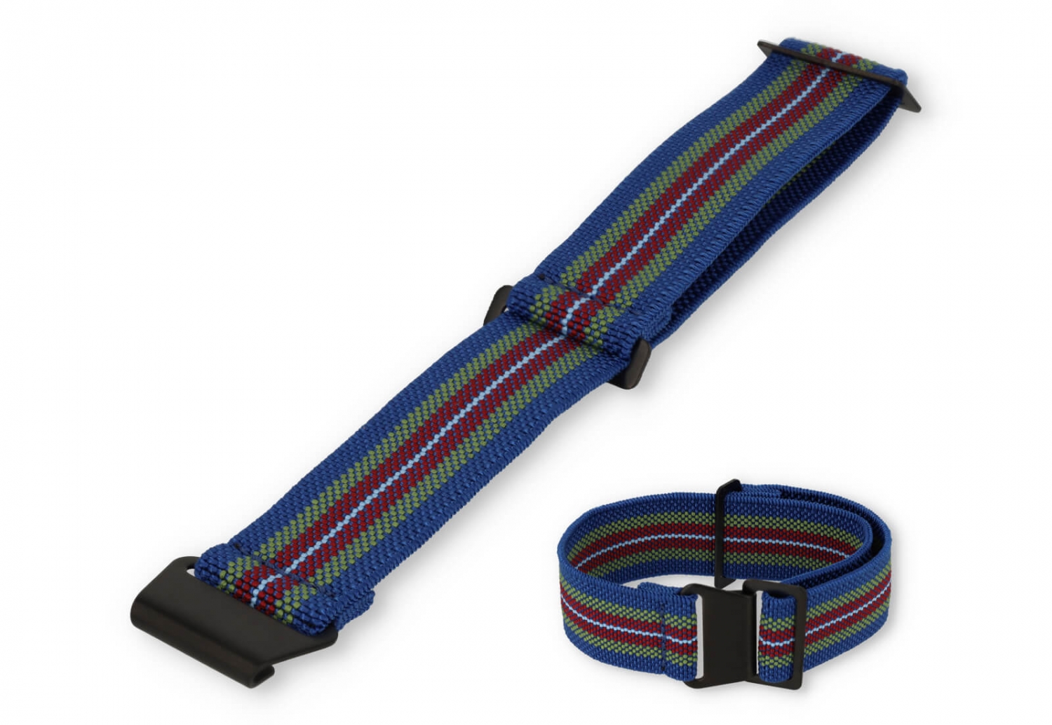 Elastistches Uhrenarmband 22mm Nylon multicolor