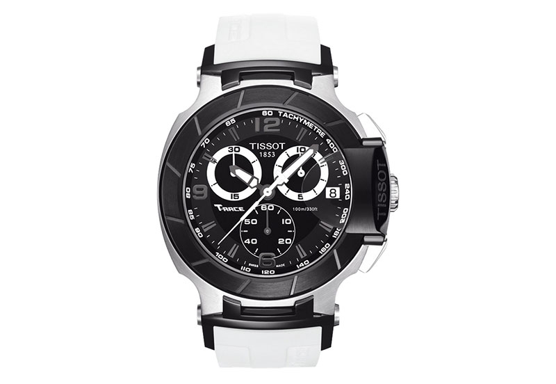 Tissot Uhrenarmband T0484172705705 weiß Silikon