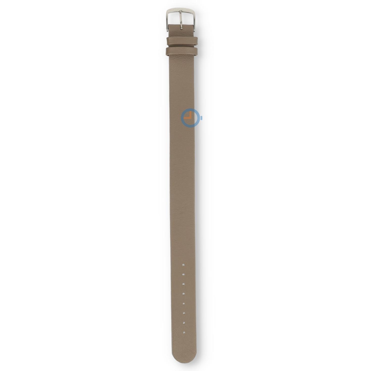One-piece Leder Uhrenarmband - 18mm - taupe