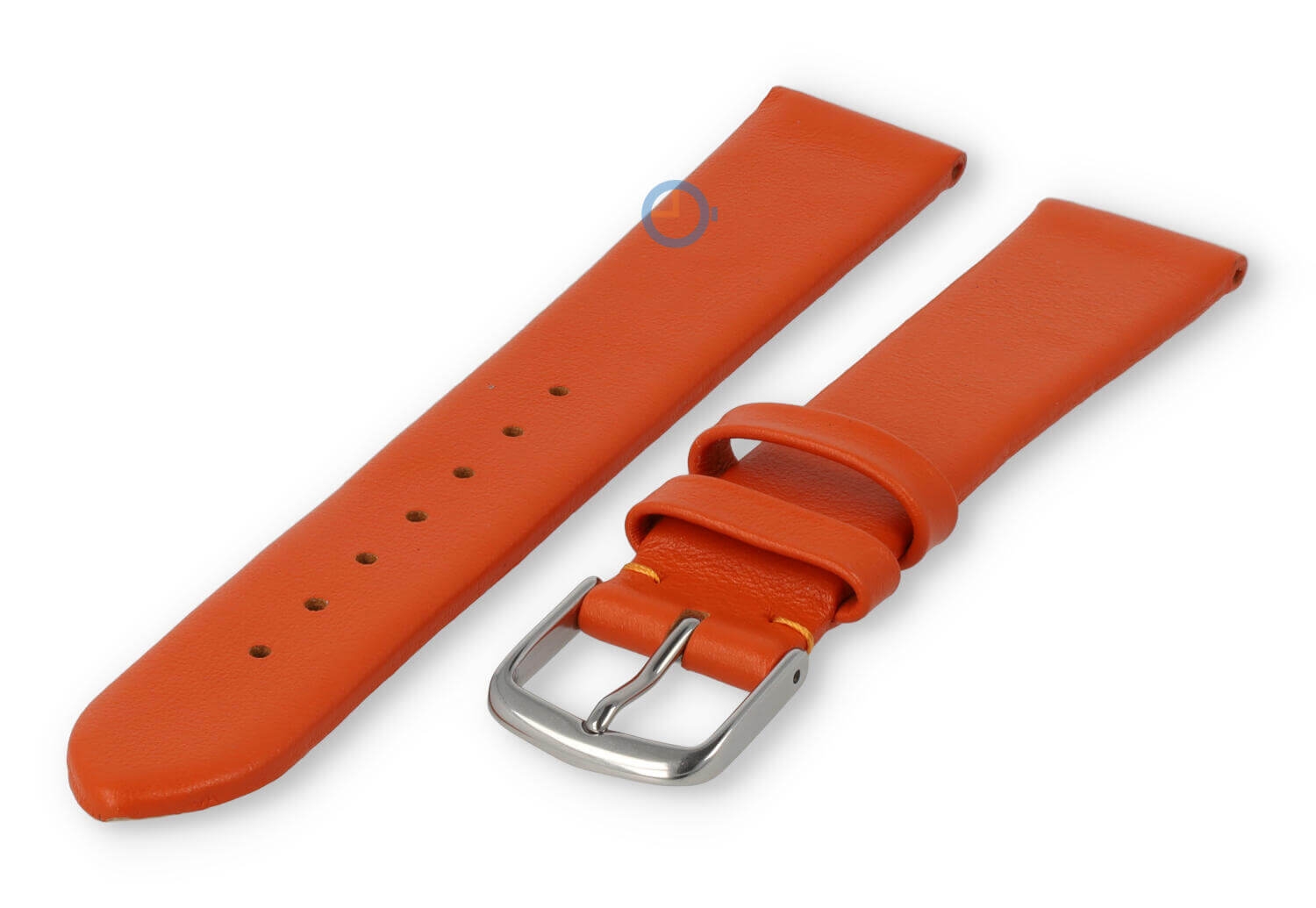 Nahtloses und glattes Uhrenarmband 16mm - Orange