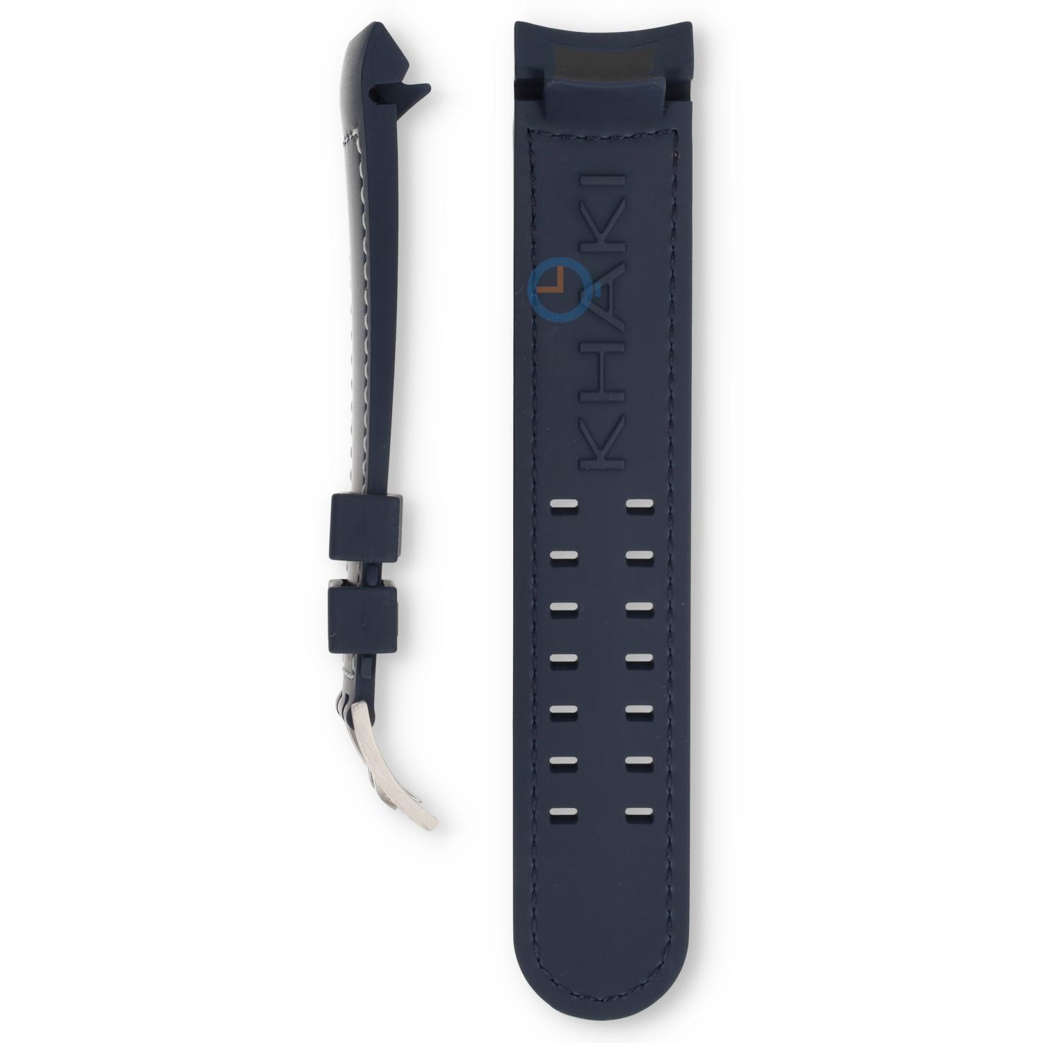 Hamilton Uhrenarmband H77636343 - blaues Silikon