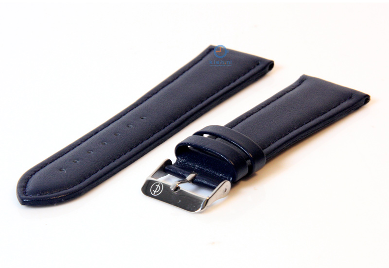 Uhrenarmband 26mm blau Leder